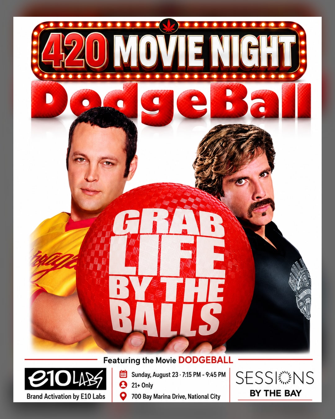 Movie Night: Dodgeball Screening at Sessions by the Bay, San Diego