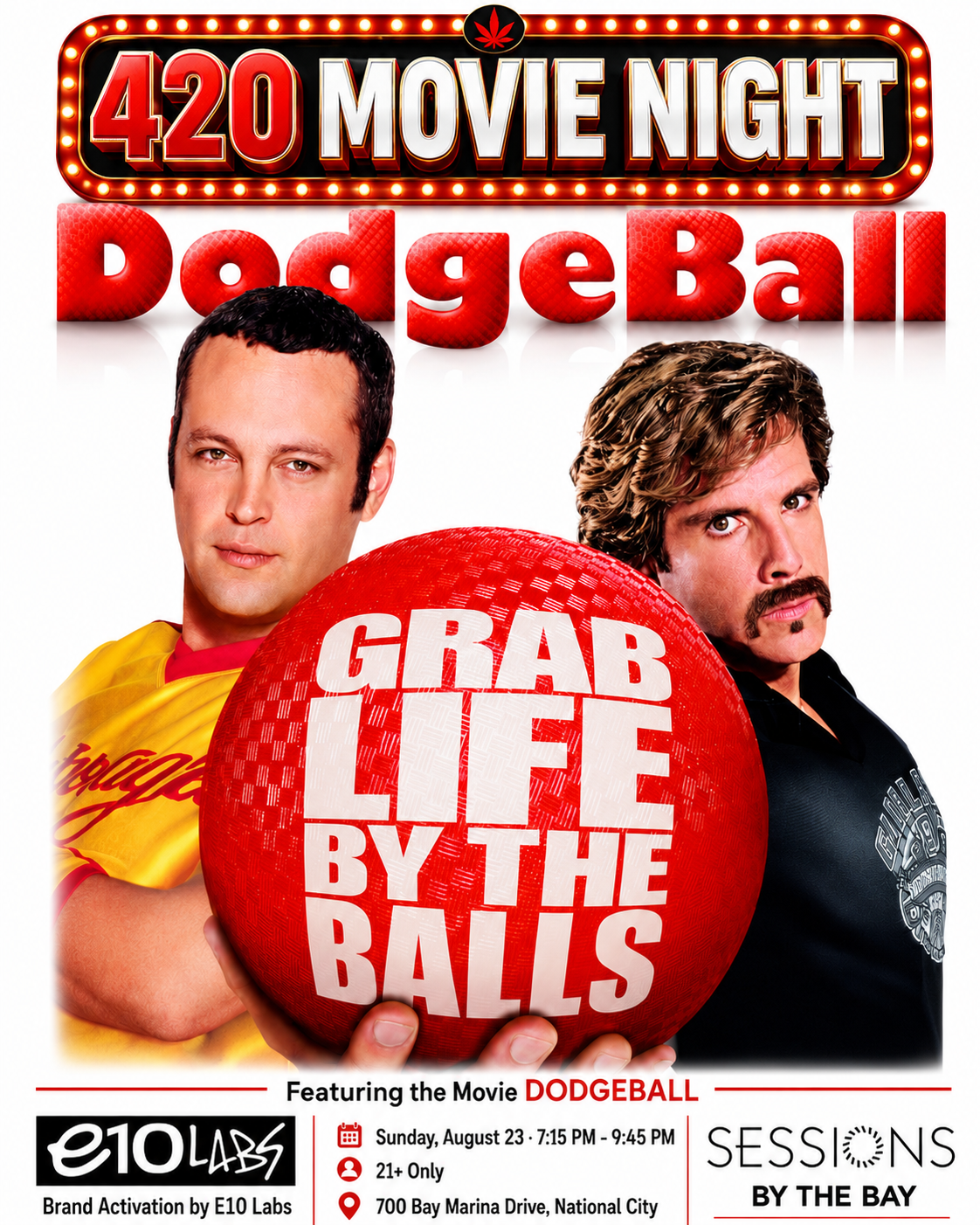 Movie Night: Dodgeball Screening at Sessions by the Bay, San Diego