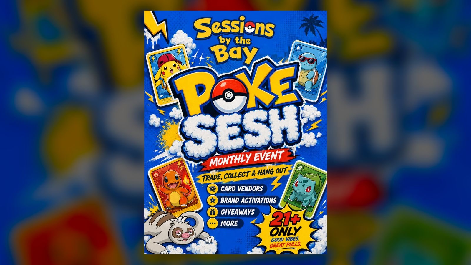 Poke Sesh: Monthly Pokemon Card Trading Night at Sessions by the Bay