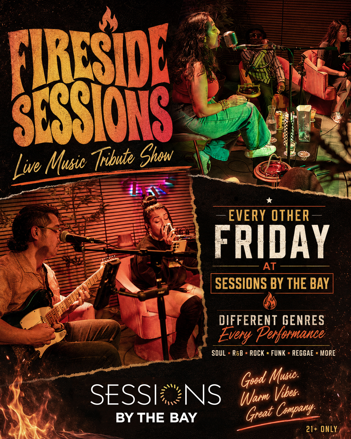 Fireside Sessions: Live Music Tribute Show at Sessions by the Bay